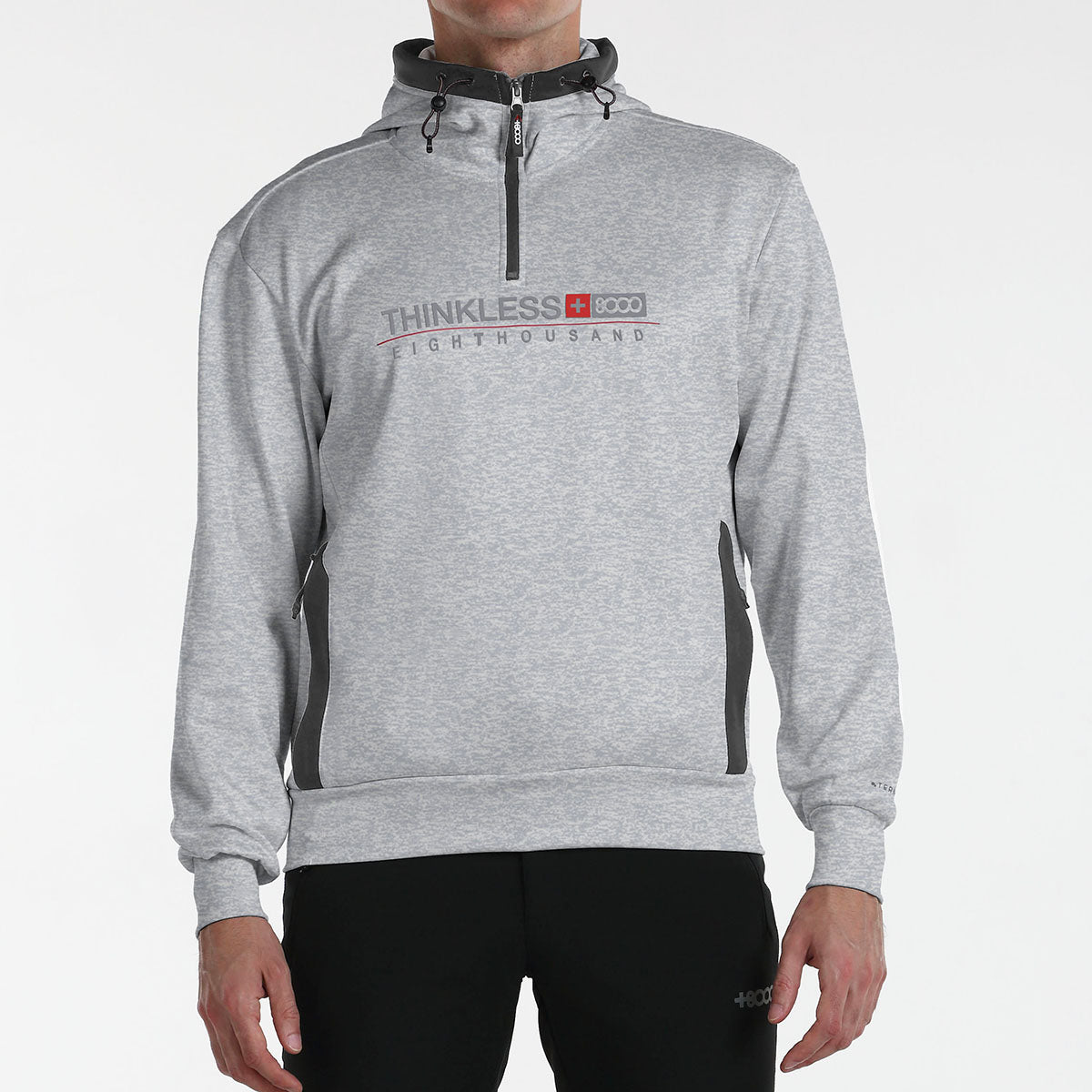 Sudadera hombre +8000 BIZARRA (3 COLORES, marfil - mostaza - militar)