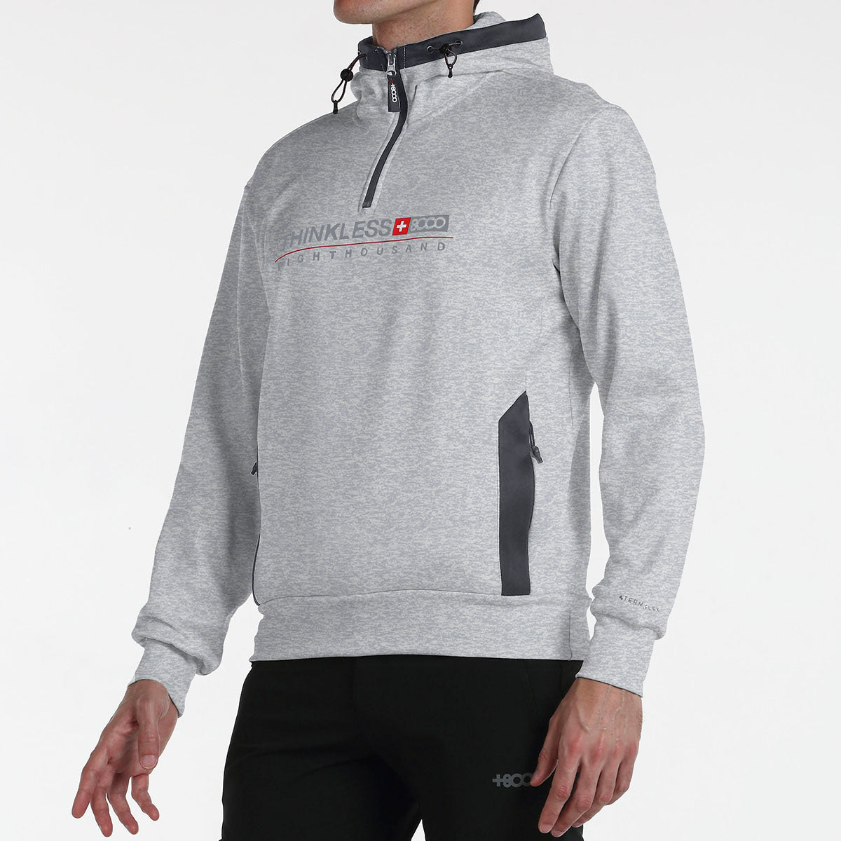 Sudadera hombre +8000 BIZARRA (3 COLORES, marfil - mostaza - militar)