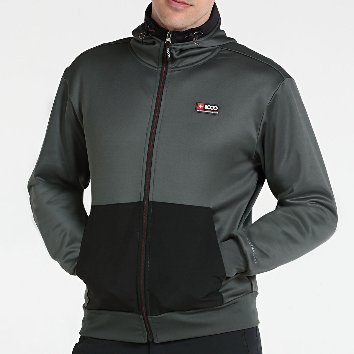 Sudadera / chaqueta hombre +8000 CAZU militar