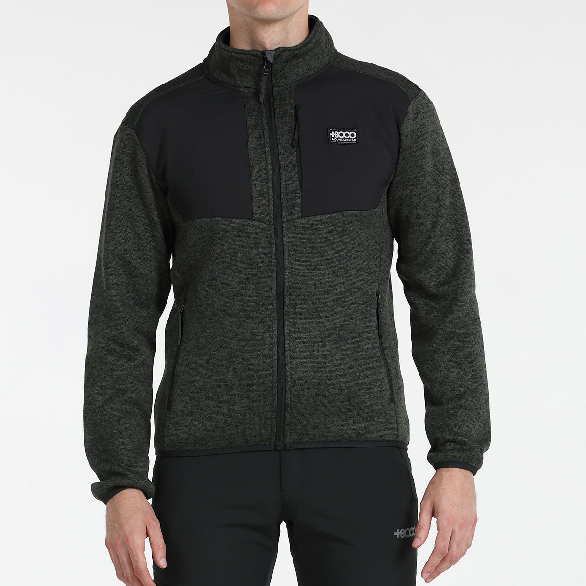 Chaqueta cremallera hombre +8000 VALOIRE (3 COLORES, jungla - avellana - antracita)