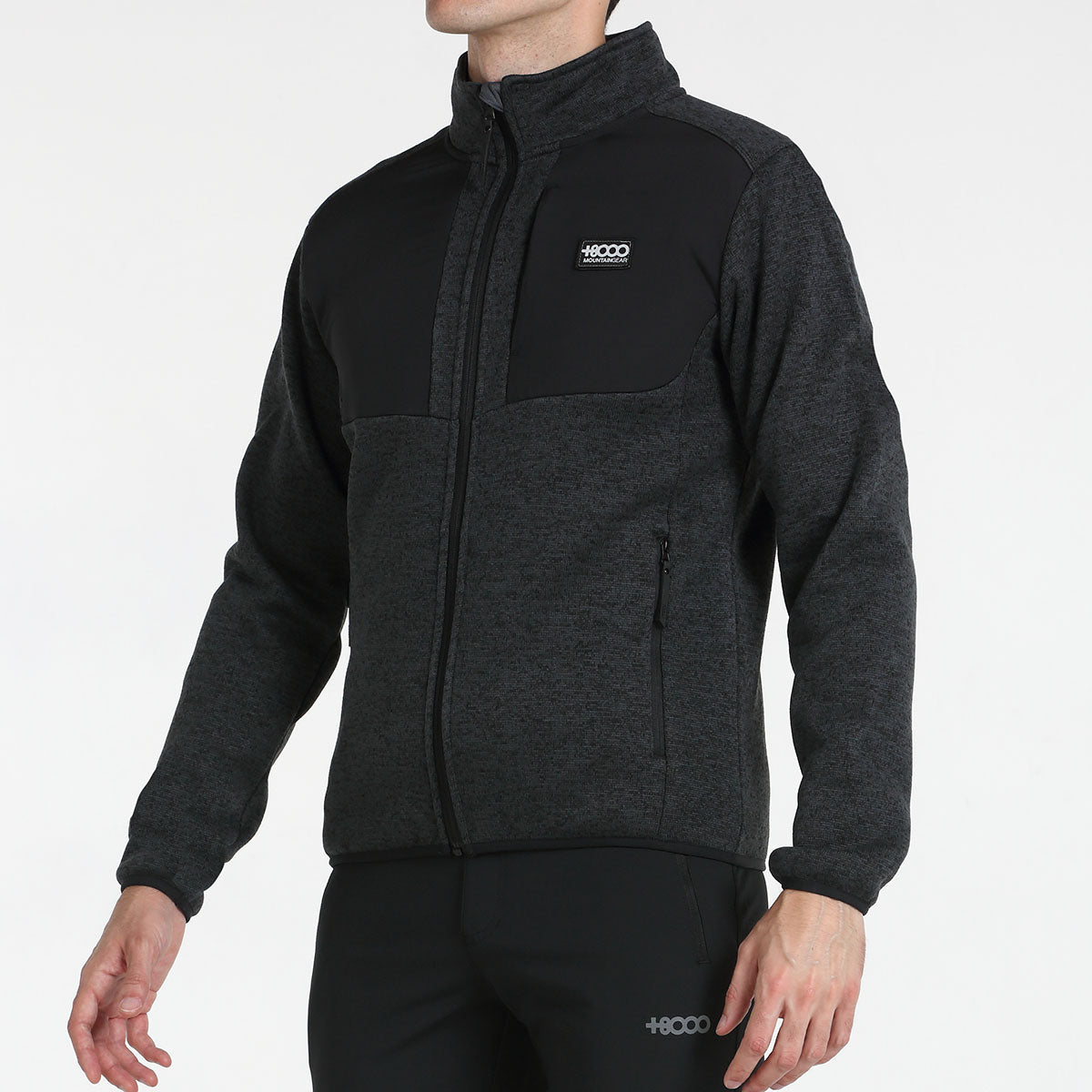 Chaqueta cremallera hombre +8000 VALOIRE (3 COLORES, jungla - avellana - antracita)