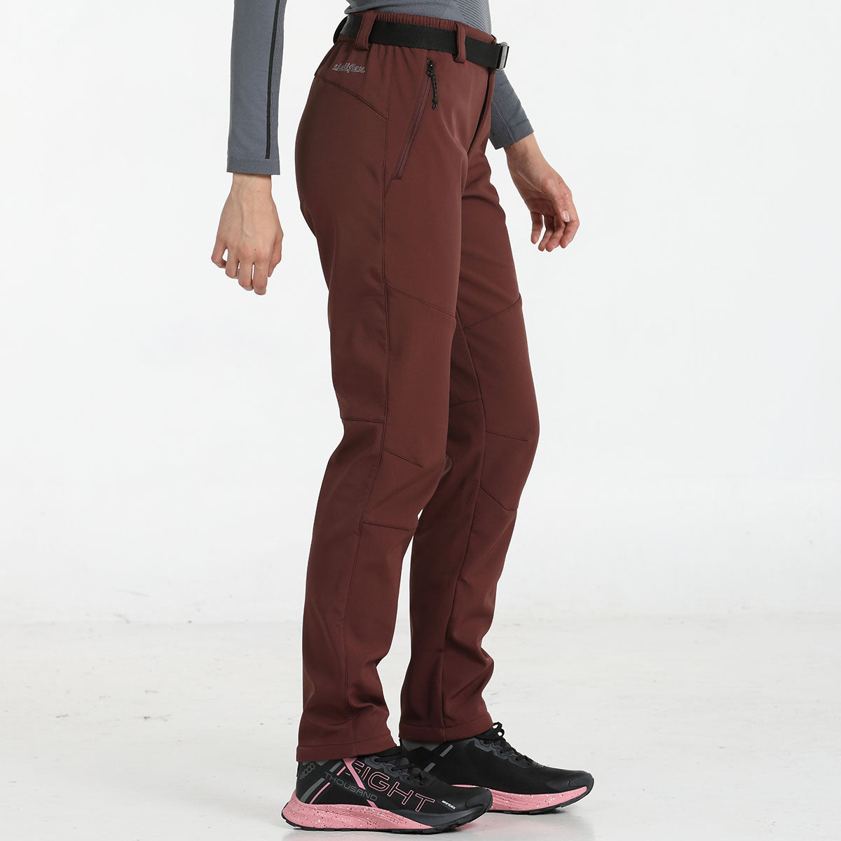 Pantalón montaña mujer +8000 SACABA (2 COLORES, uva - negro)