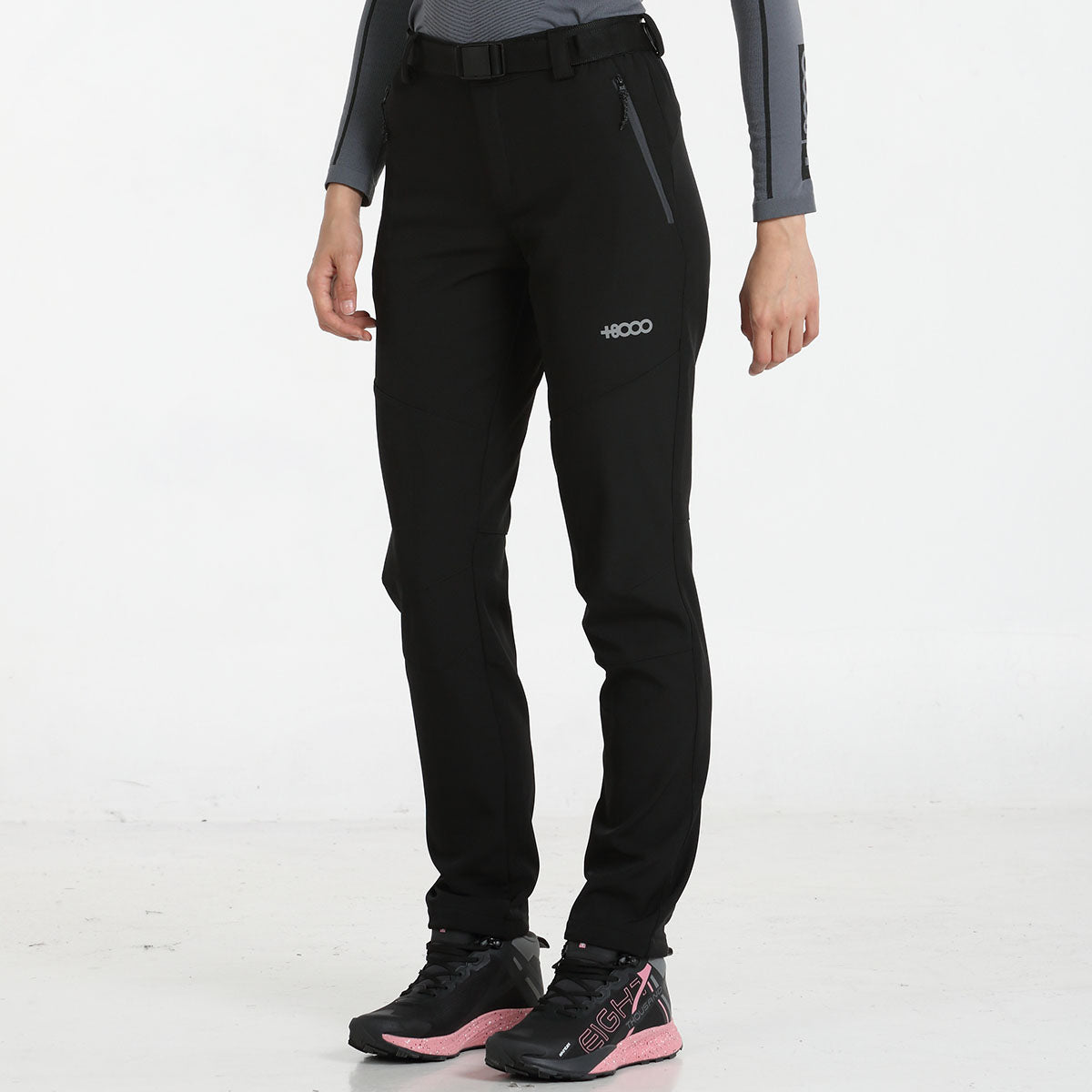 Pantalón montaña mujer +8000 SACABA (2 COLORES, uva - negro)