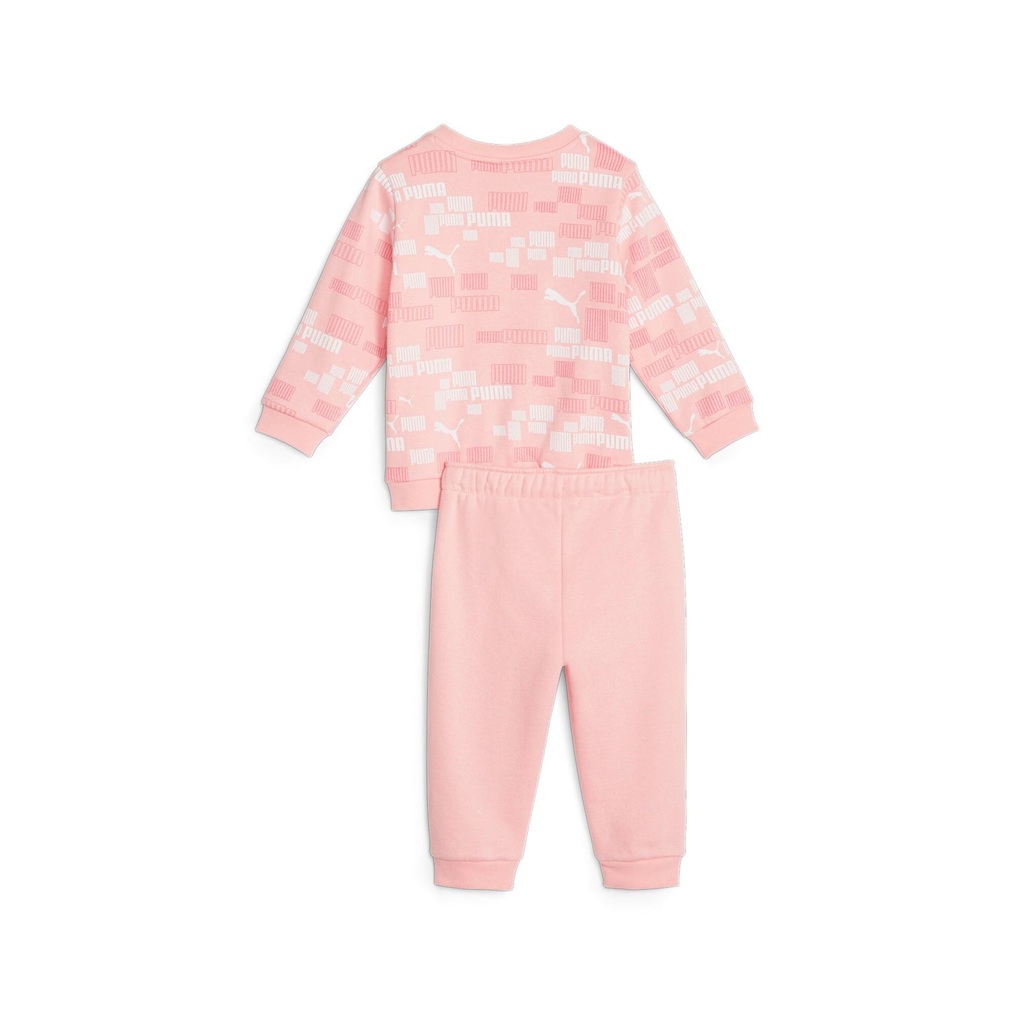 Conjunto niña Puma MINICATS AOP CREW rosa