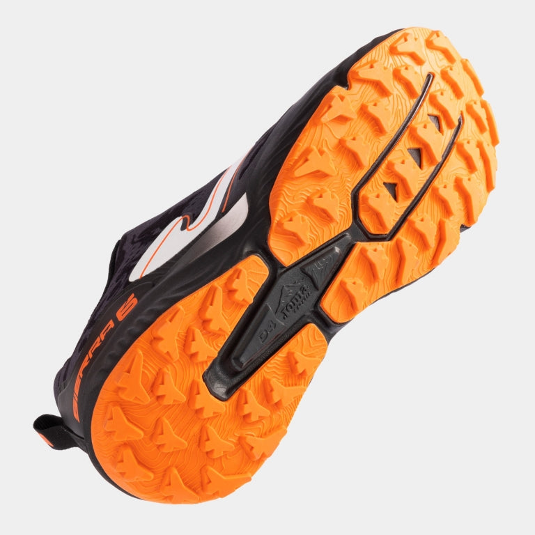 Zapatillas trail running hombre SIERRA MEN negro - naranja