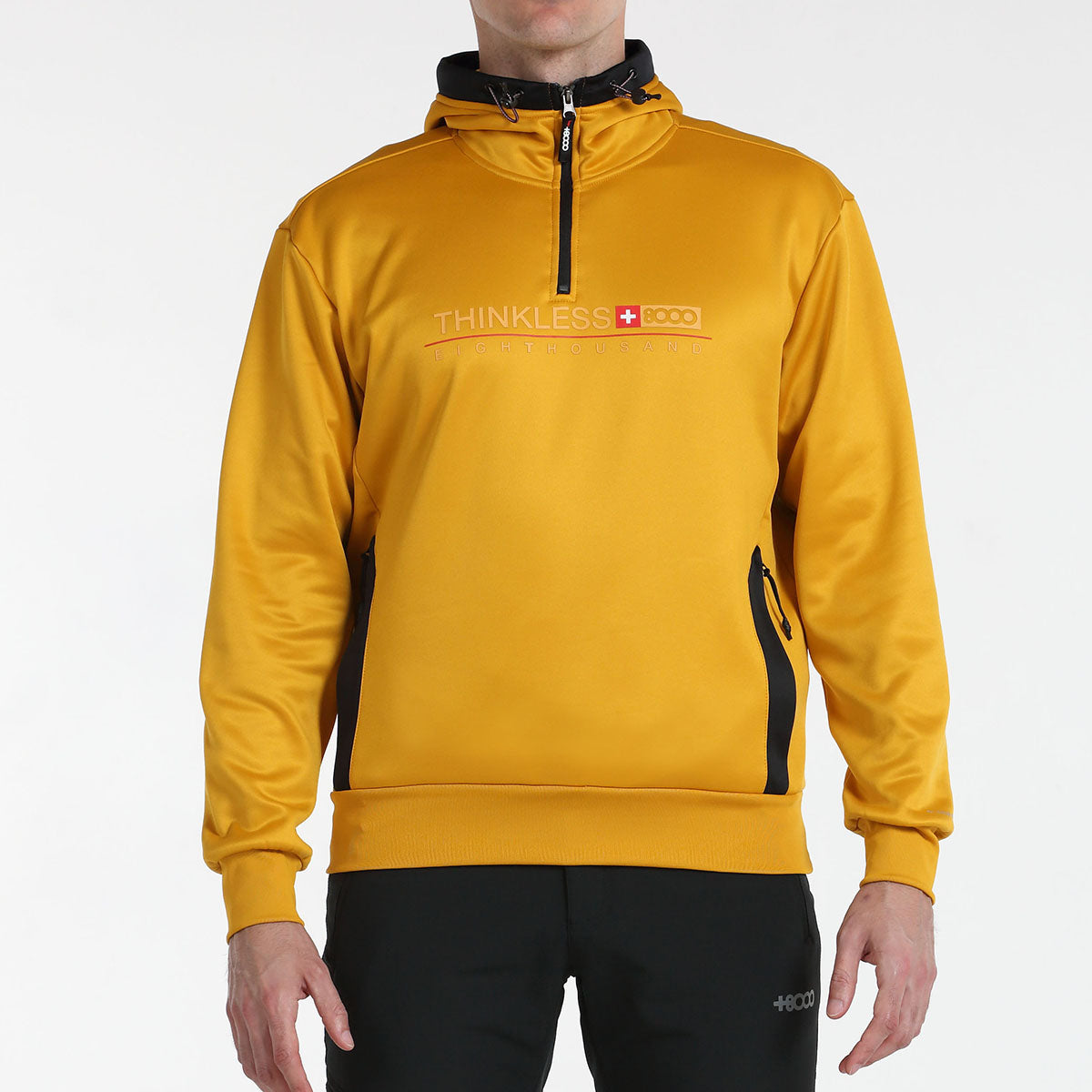 Sudadera hombre +8000 BIZARRA (3 COLORES, marfil - mostaza - militar)