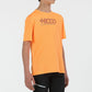 Camiseta infantil +8000 JATEO naranja flúor