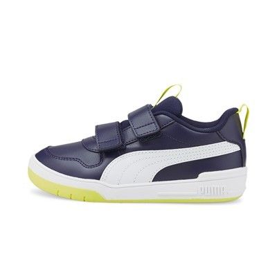 Zapatillas velcro Puma MULTIFLEX marino - blanco.08