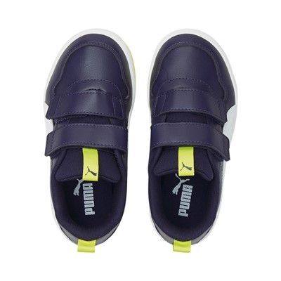 Zapatillas velcro Puma MULTIFLEX marino - blanco.08