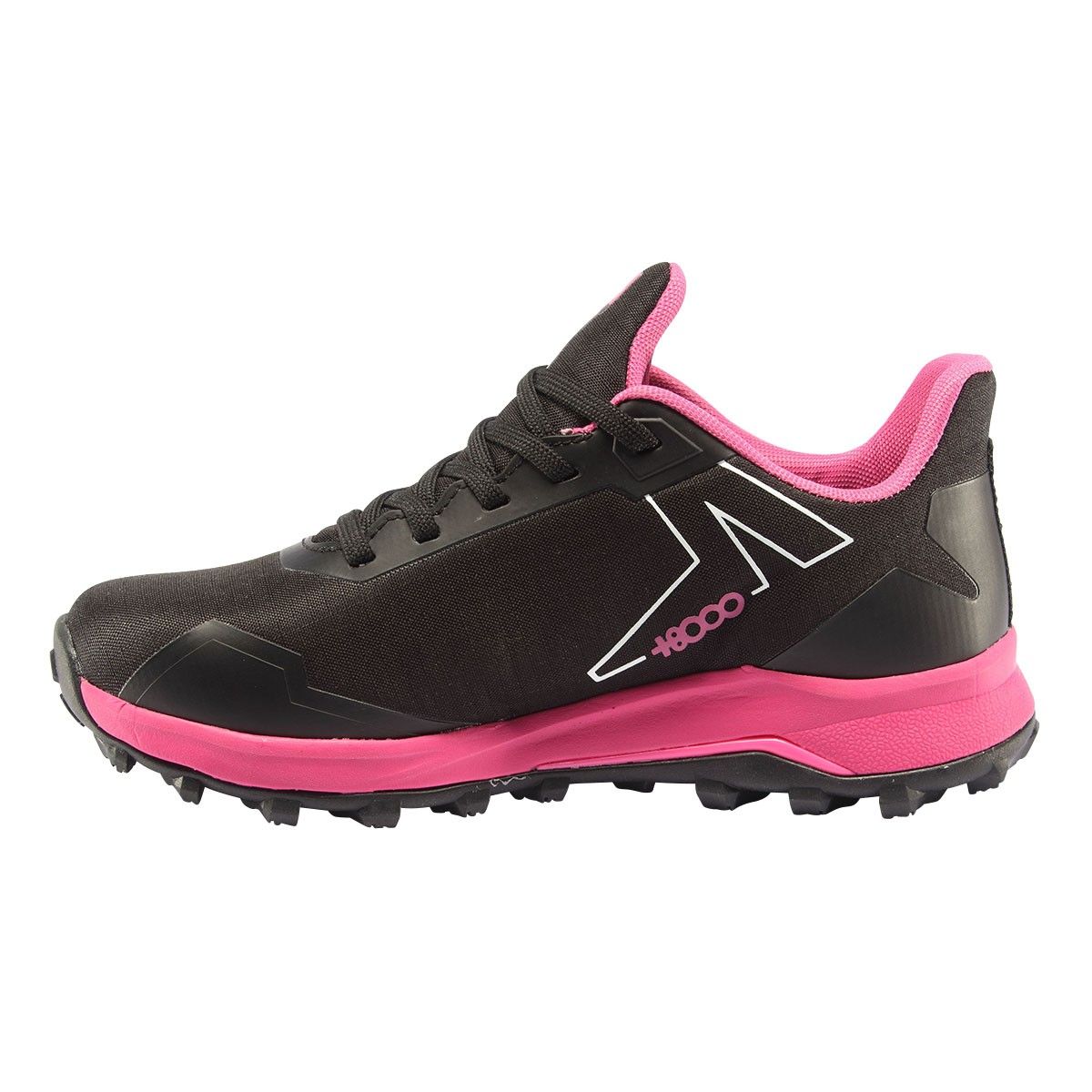 Zapatilla montaña mujer +8000 TOHA negro rosa