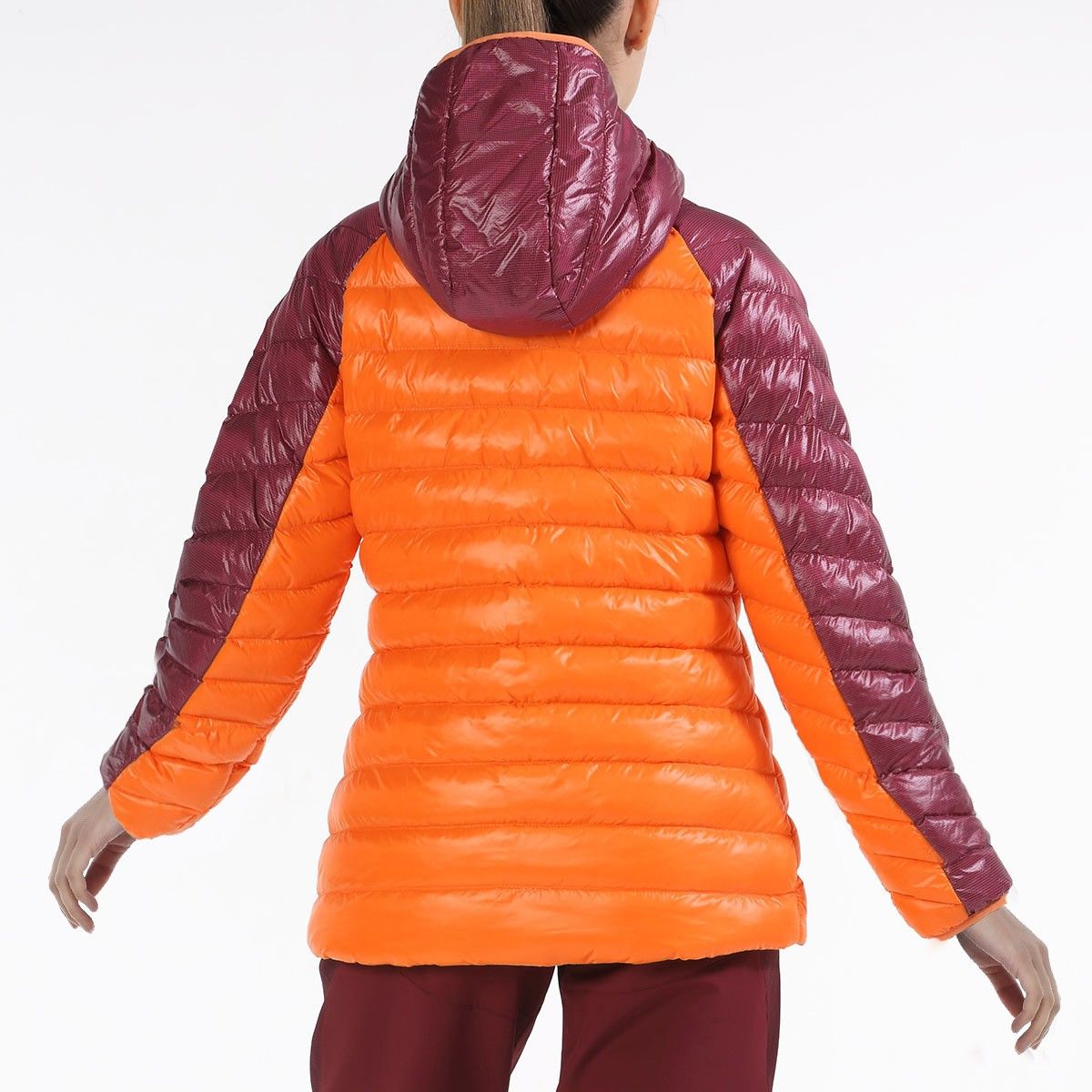 Anorak mujer +8000 EXORA naranja flúor