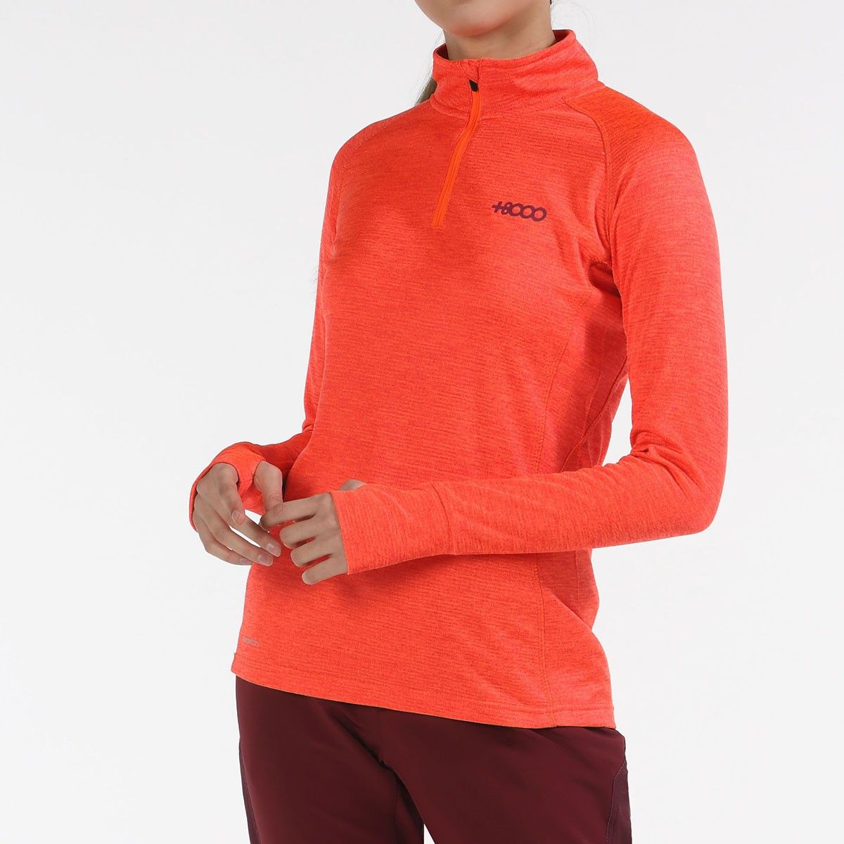 Camiseta mujer +8000 ACEDA naranja flúor vigore