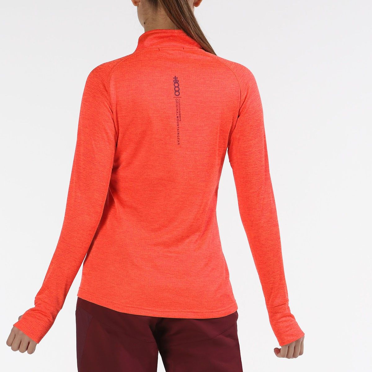 Camiseta mujer +8000 ACEDA naranja flúor vigore