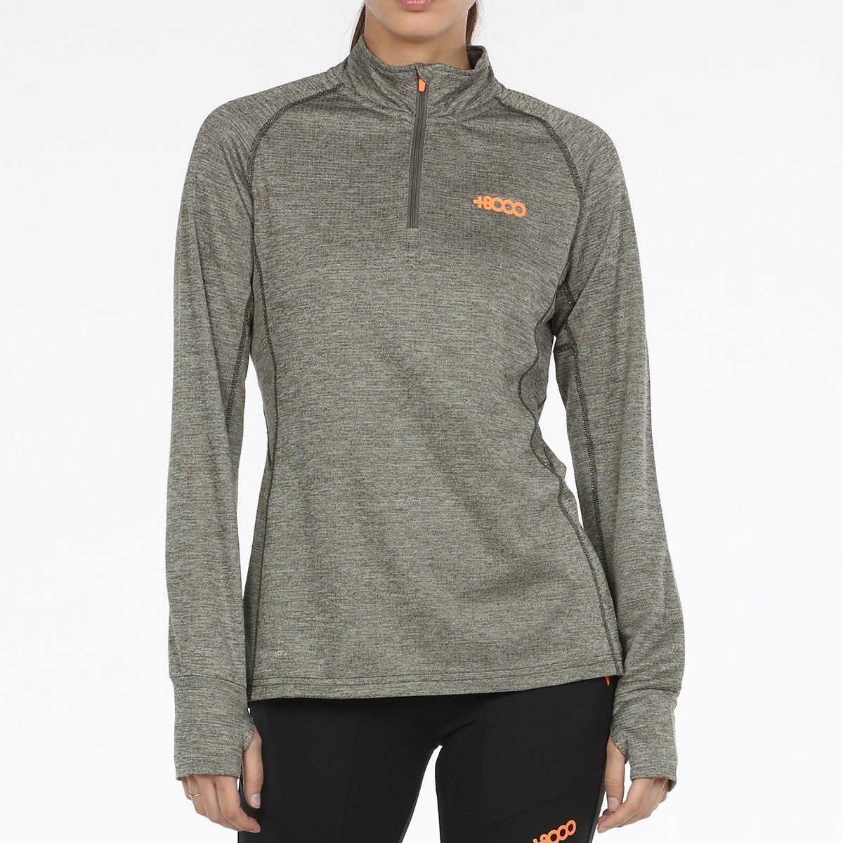 Camiseta mujer +8000 ACEDA verde oliva vigore