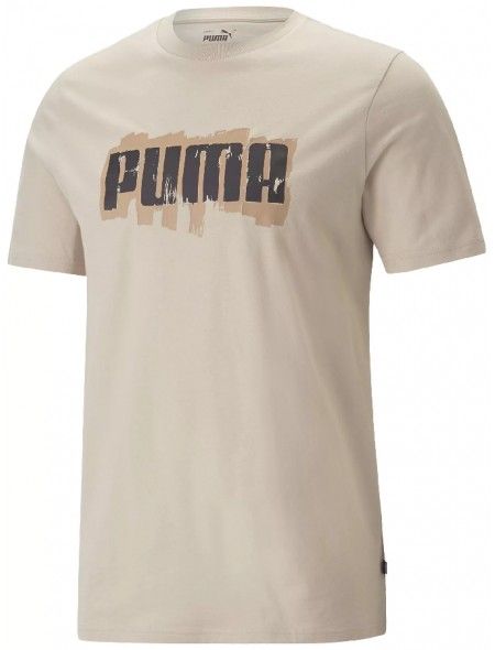 Camiseta manga corta hombre Puma GRAPHICS PUMA WORDIN granola