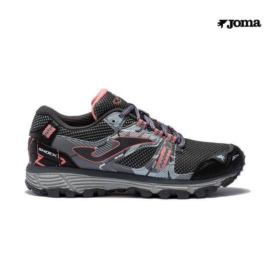 Zapatillas trail running mujer Joma SHOCK LADY 2212 gris - rosa